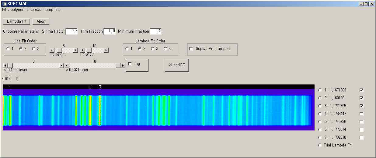 SPECMAP Graphical User Interface