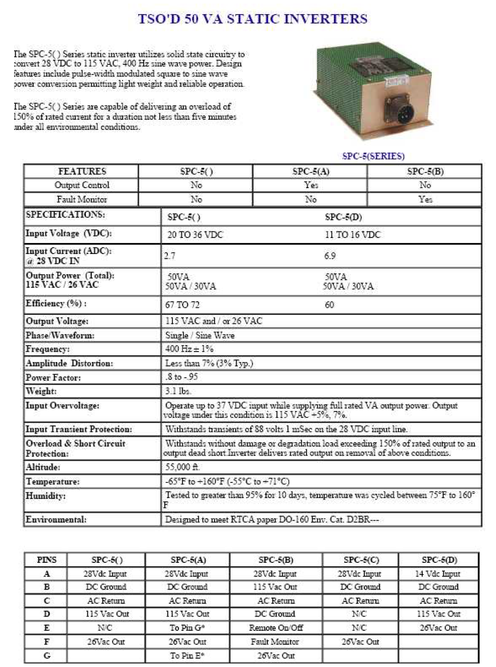 Static Inverter