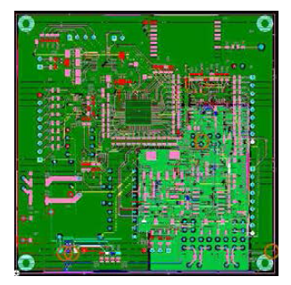 통합 보드 PCB 설계 모습-2