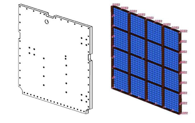 KOMPSAT-3의 Avionics 패널(좌)과 대체할 MFS 패널(우)