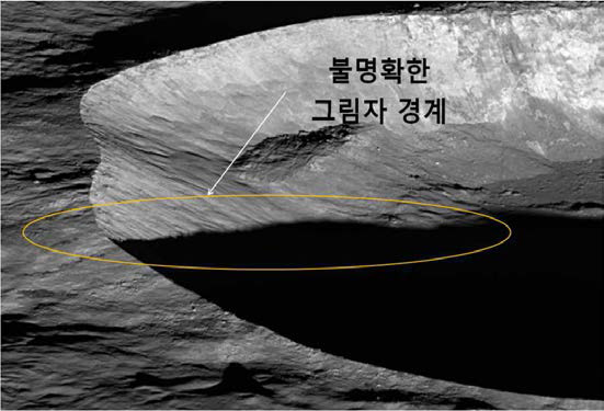 달의 먼지에 관한 연구의 대상지역인 달의 Giordano Bruno crater