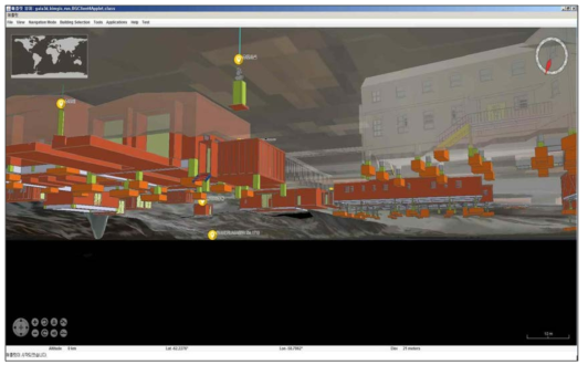 BIM/GIS 플랫폼 지하객체 렌더링