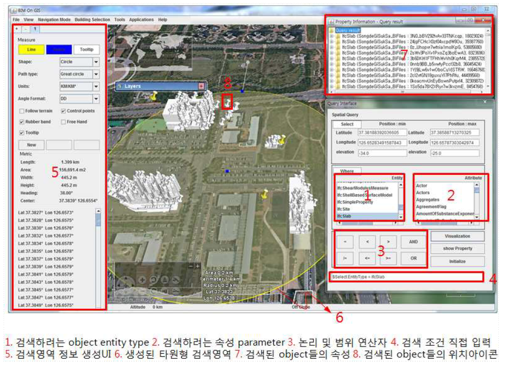 BIM/GIS 기반의 검색 방법