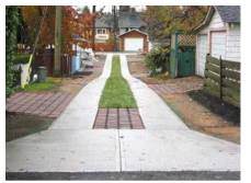 Vancouver, BC Country Lane alley