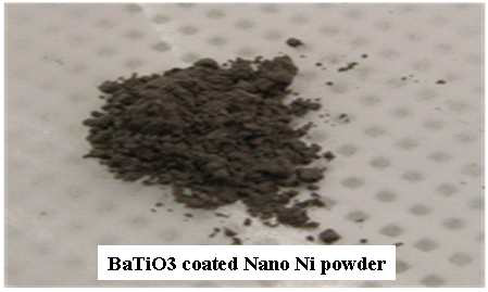 합성 BaTiO3 sol이 코팅된 Nano Ni powder