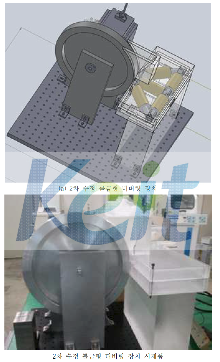 2차 수정 롤금형 디버링 장치