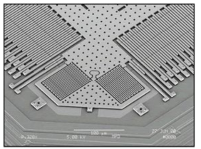 Analog device社(USA)의 MEMS기술 기반의 가속도센서 (accelerometer