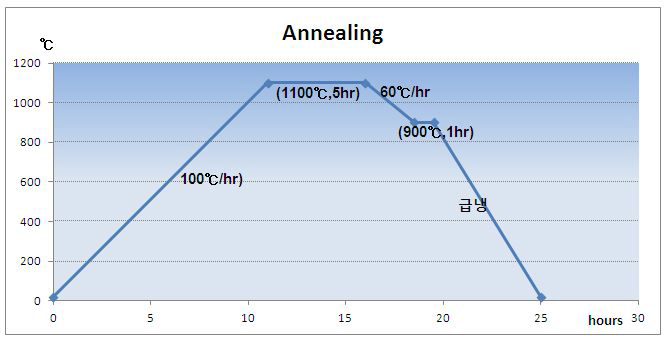 Annealing 온도 Profile