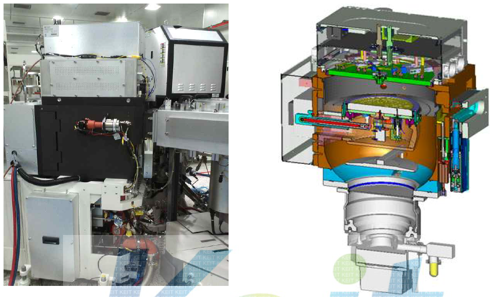 양산용 process chamber의 모식도 & 제작 실물