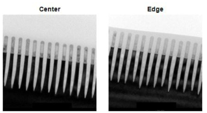 1x nm STI etch 공정 cell 평가 결과에 대한 TEM 측정 결과