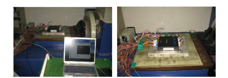 진동 시험 사진