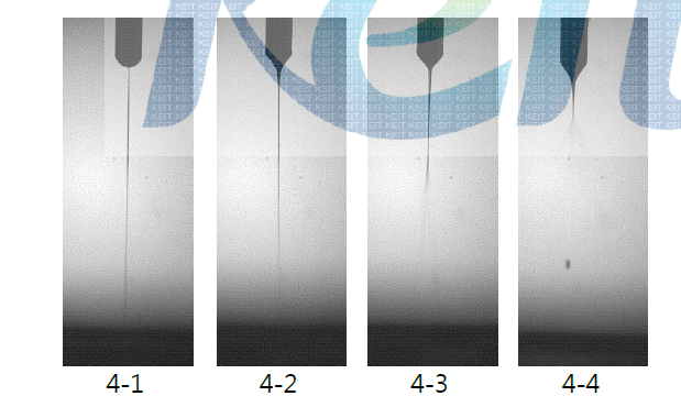 4번 잉크의 EHD jetting 특성