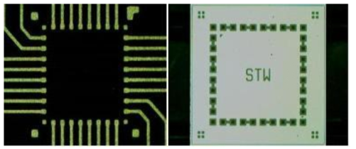 Chip & Substrate(Bonding 전, Microscope 50x)