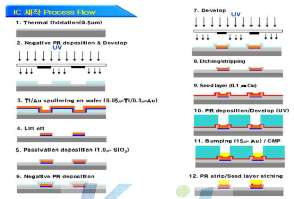 칩 공정 모식도