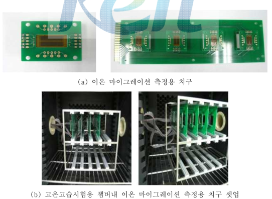 이온마이그레이션 시험 셋업