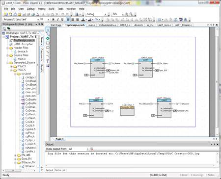 PSoC Creator : Top Design