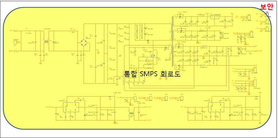 통합 SMPS 회로도