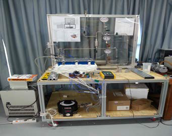 Actual photograph of the experimental apparatus