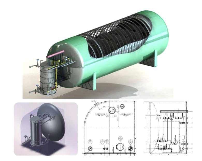 LNG Fuel Gas Supply System 3D Modeling