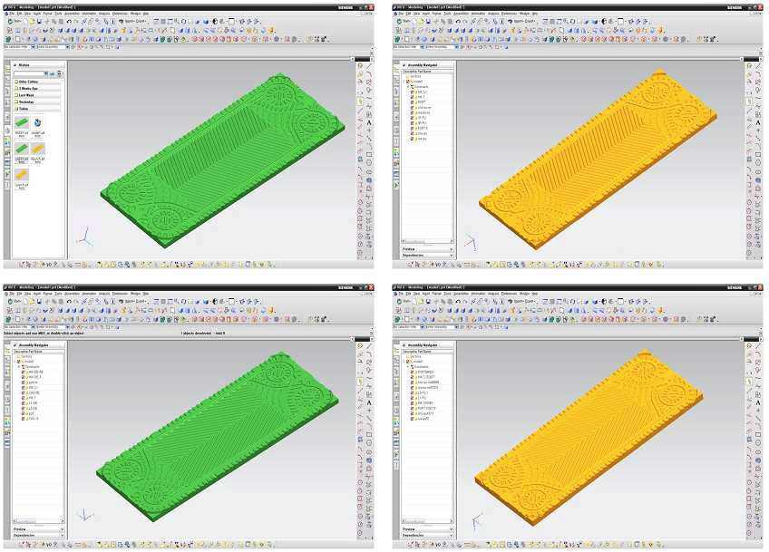 SH041 포밍(Forming) 금형 3D Modeling(NX 6)