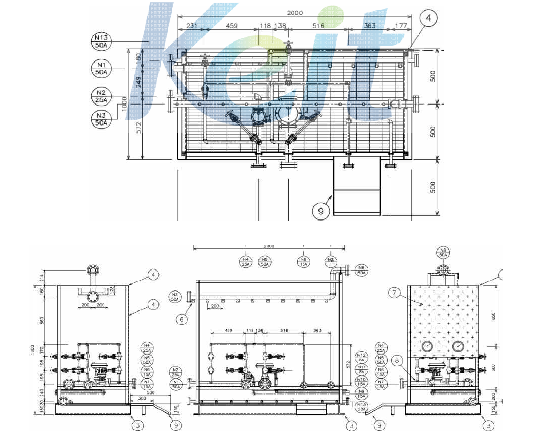 Bunker Station G/A Drawing