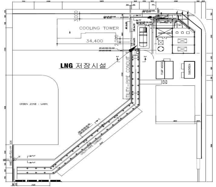 WHEC 시운전 설비 구축 Lay-out Drawing