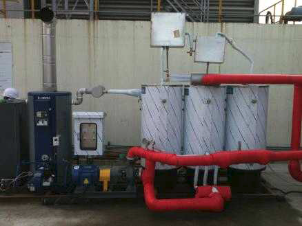 Glycol Water Heating System 설치