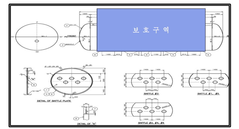 LNG Fuel Tank Inner Vessel Baffle Drawing