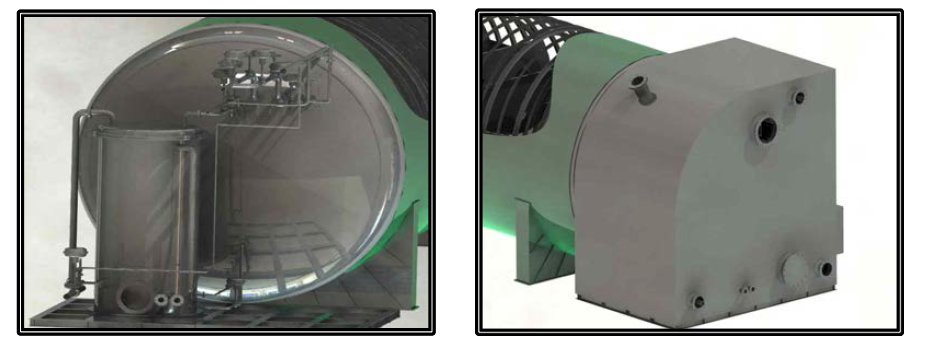 LNG Fuel Gas Supply System Cold Box 3D Concept Drawing