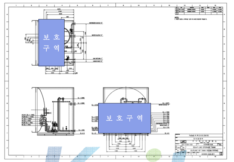 Fuel Gas Supply Line Drawing