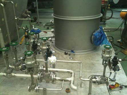 Valve & Vaporizer Installation Works