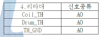 리타더 신호수집구성