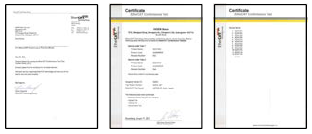 EtherCAT Conformance Test 인증서