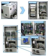 75kW 급 전원회생 컨버터 및 드라이브 전경