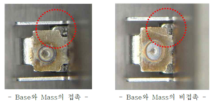 Base와 Mass의 간섭 유무