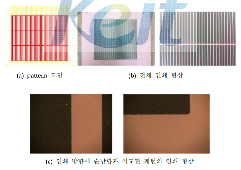 내부 전극 도면 및 Pattern 형상