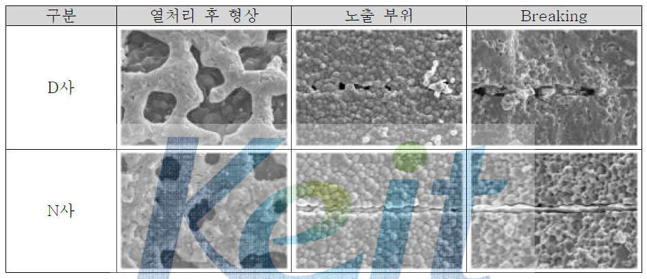 Paste 별 형상 비교