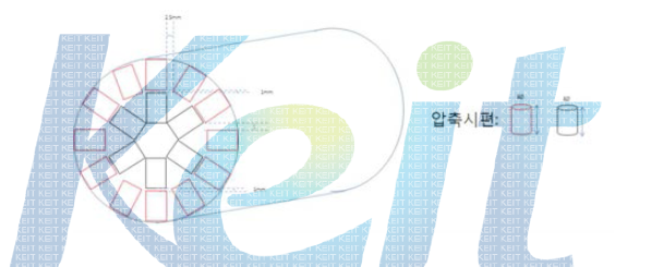 국산 NiTi 빌렛의 압축시편 시편체취 도면