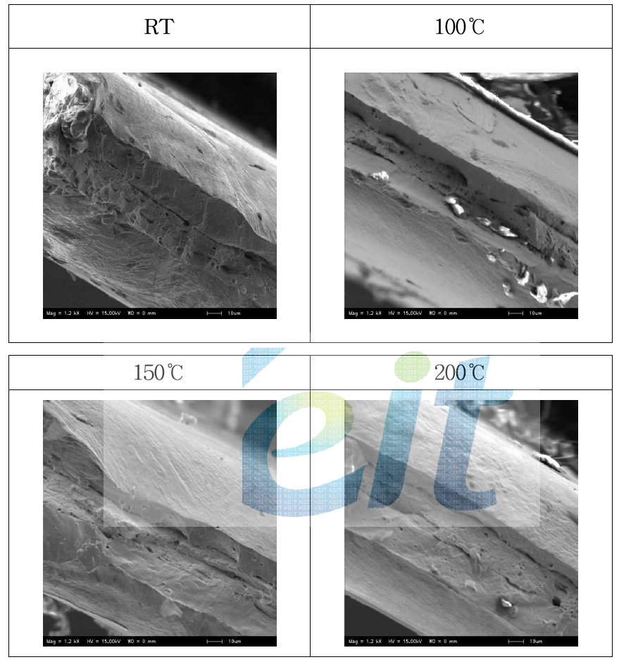 LED(B) 파단면 SEM 사진