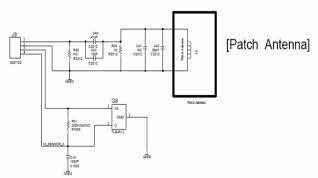 SUB회로도의 안테나부