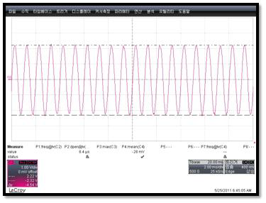 1KHz 가진, ICP가속도 센서 측정