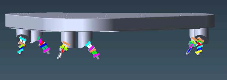 Simulation of simplified multi-axis vibration system