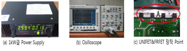 인버터 실장 Test 시험 장비.