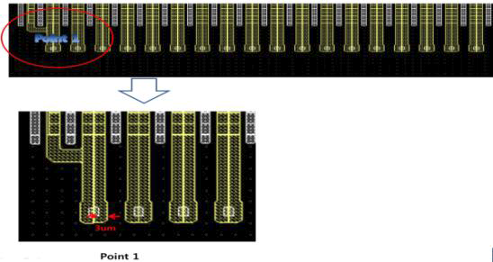 CNT to Poly Design Rule