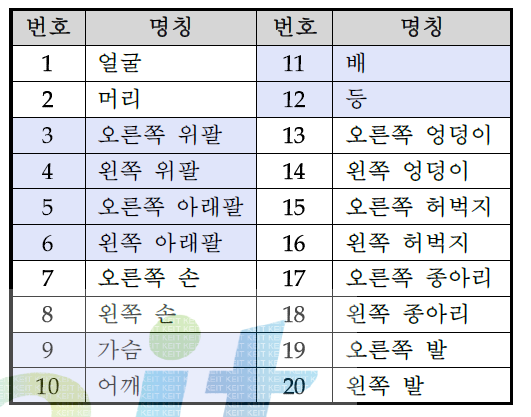 마네킨의 영역과 부분