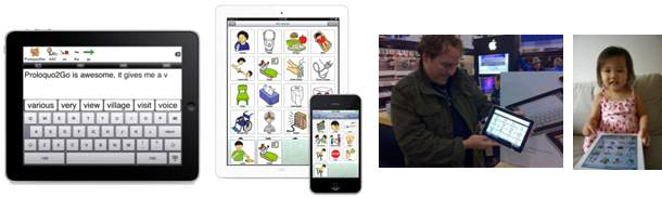 AAC 기술 개발 기업인 AssistiveWare사의 Proloquo2Go 애플리케이션