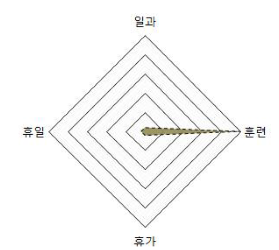 개인 전투용천막 장병 생활 영역 분석