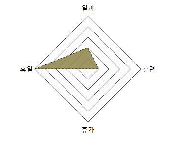 충성클럽 장병 생활 영역 분석