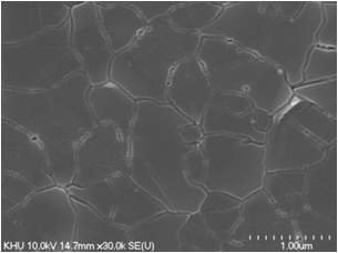 Post treatment로 제작된 uc-Si 의 SEM 사진
