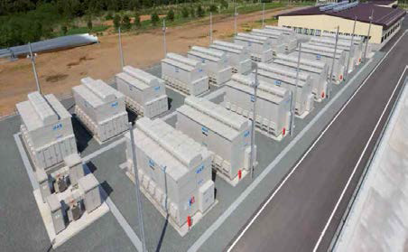 NGK Insulators Ltd. NaS battery units, 34MW